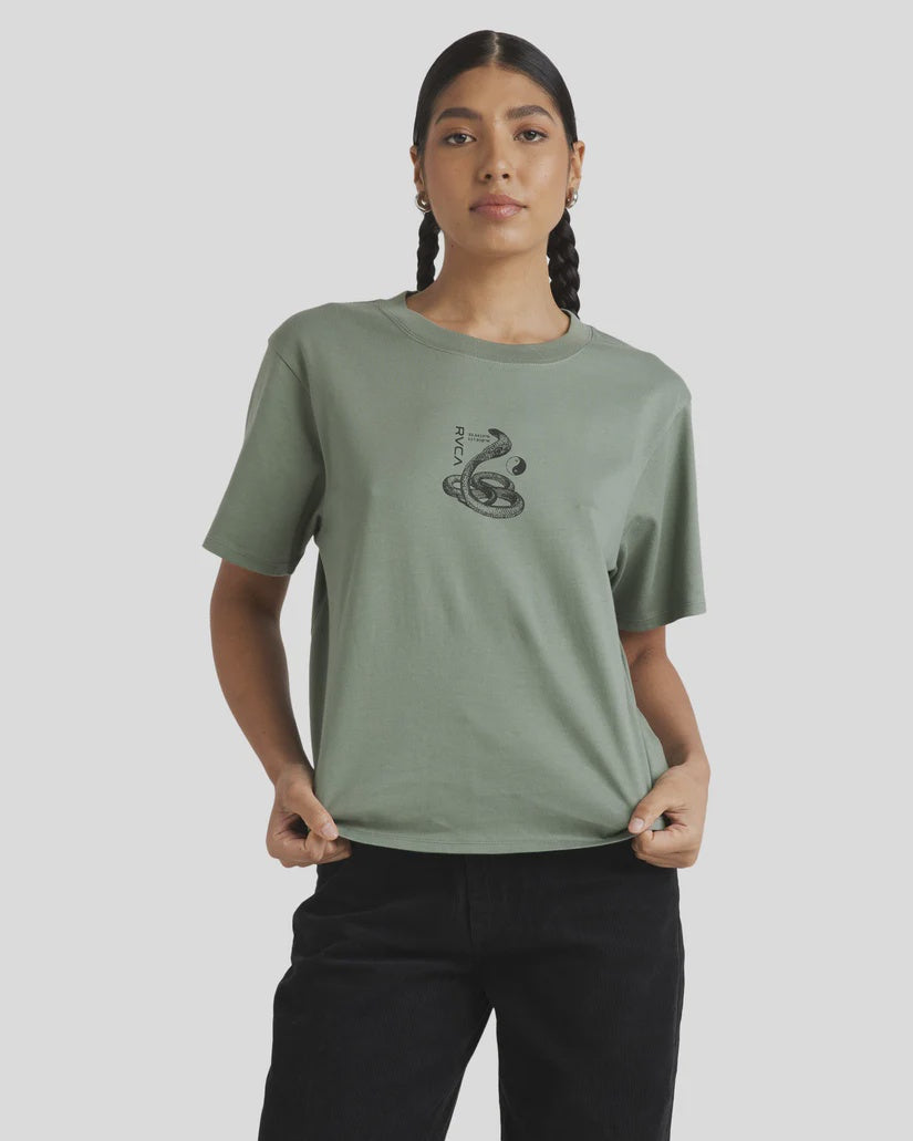 RVCA Viper Easy Tee JADE