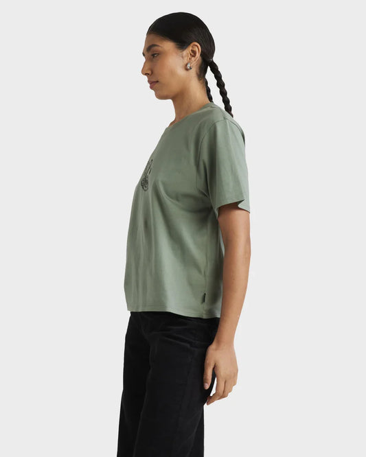RVCA Viper Easy Tee JADE