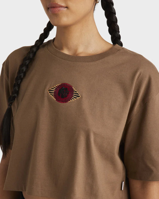 RVCA Jupiter Half Tee WOOD