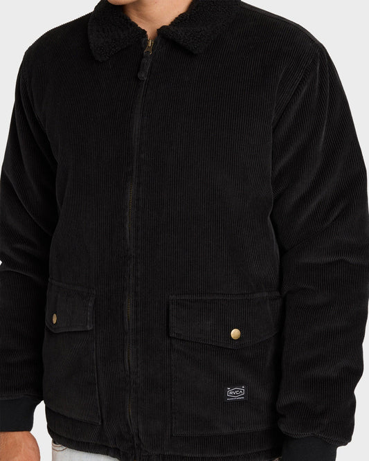 RVCA Station Cord Jacket RVCA BLACK