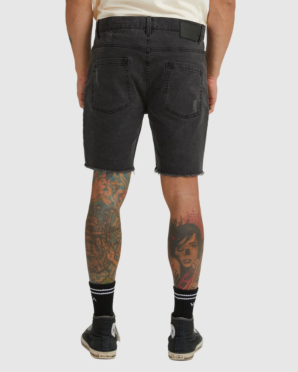 RVCA Rockers Jean Short BLACK FADE