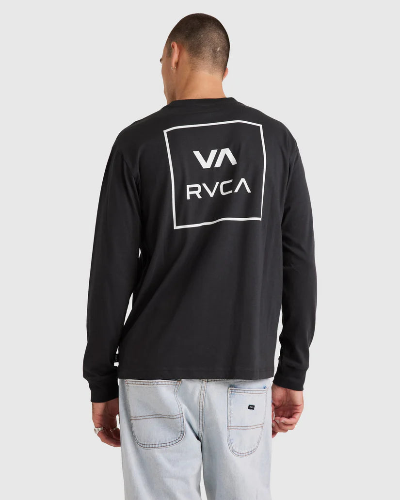 RVCA VA All The Ways LS Tee WASHED BLACK
