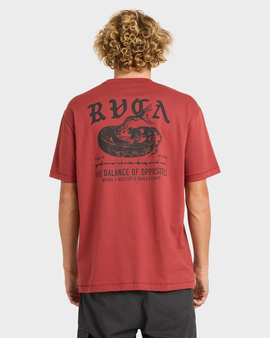 RVCA Venom Bite Tee DUSTY RED