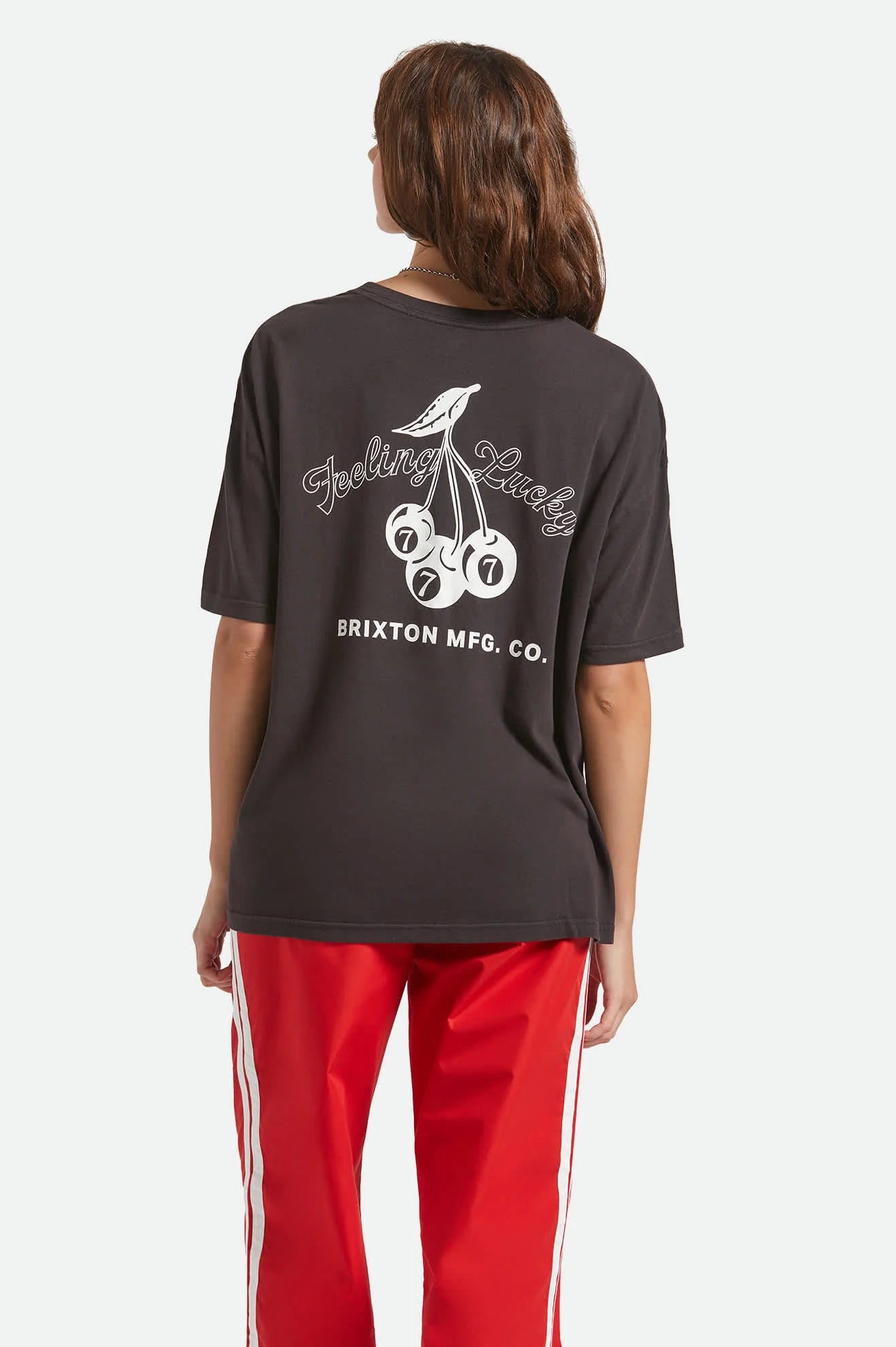 Brixton Feeling Lucky Oversized BF Tee BLACK