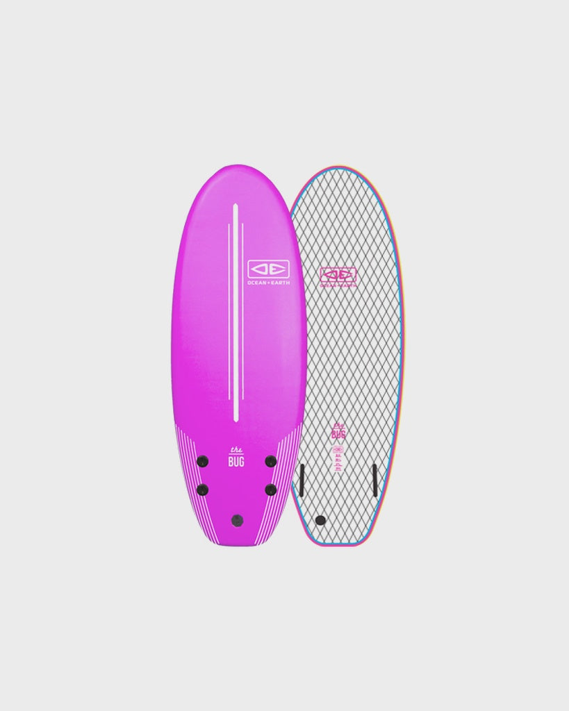 Ocean & Earth Bug Mini Softboard 4'8" PINK