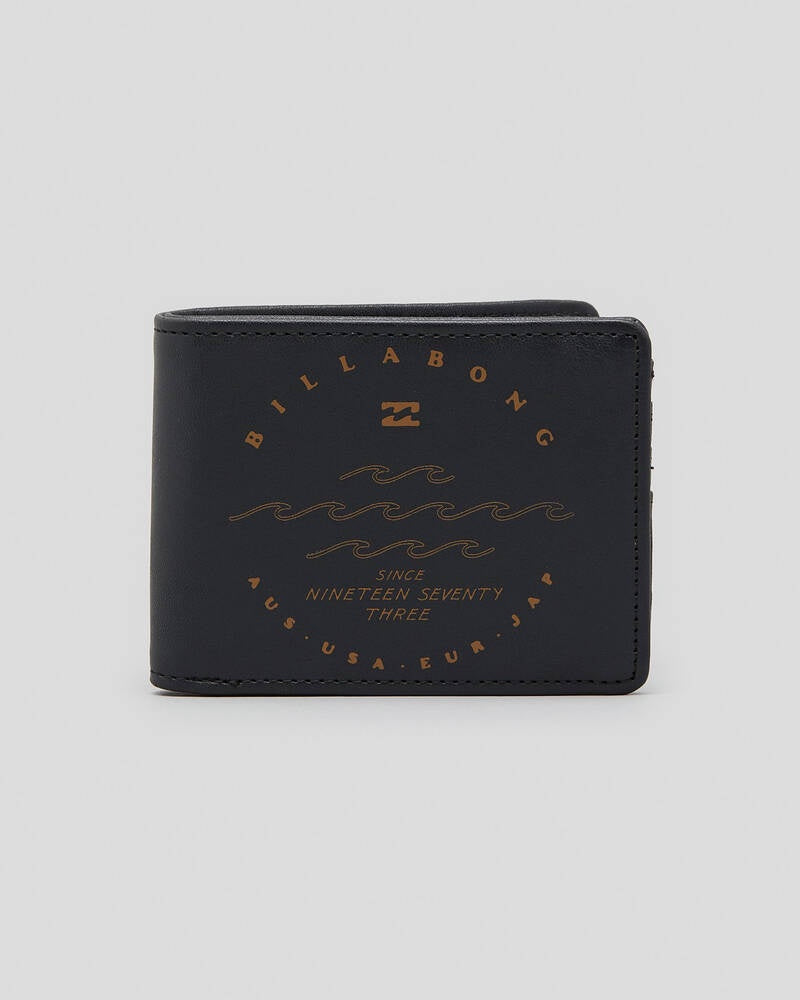 Billabong Range Wallet BLACK / TAN