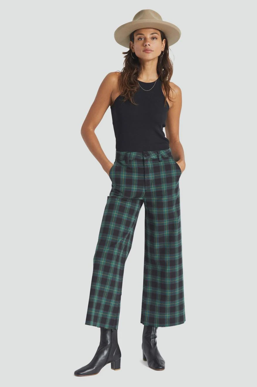 Brixton Victory Wide Leg Pant EMERALD