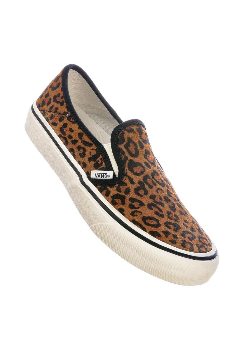 Vans Slip-On SF SUEDE LEOPARD / CHIPMUNK MARSHMELLOW