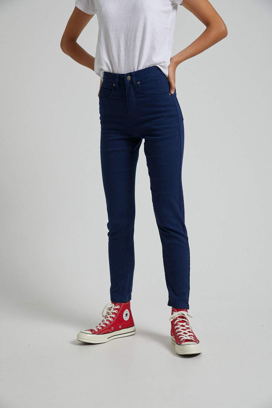 Afends Blondies Twill Slim Jeans VINTAGE INDIGO
