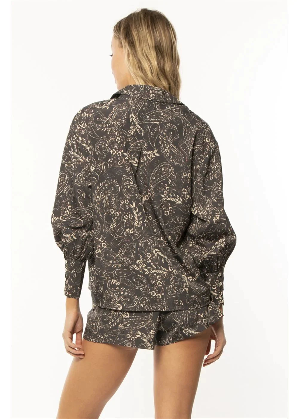 Amuse Zayden Woven Shirt BLACK