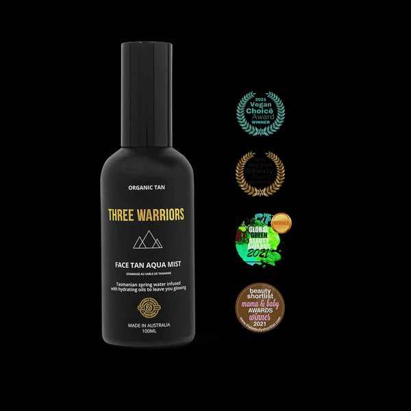 Three Warriors Face Tan Aqua Mist 100ml