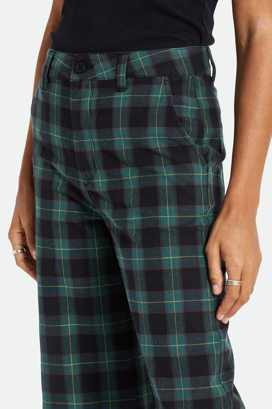 Brixton Victory Wide Leg Pant EMERALD