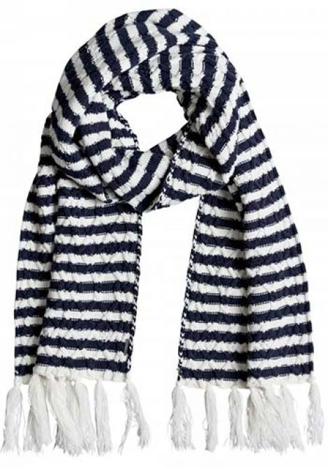 ROXY Old Havana Scarf BLUE / WHITE