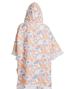 Roxy Shelly Beach Poncho COASTLINE BOUQUET SPUN SUGAR