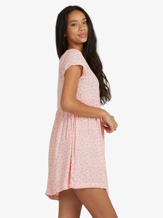 Roxy Shelly Beach Dress COASTLINE DITSY