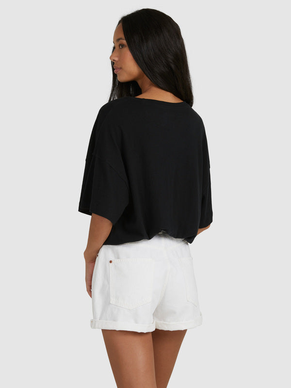 Roxy Sweet Janis Tee ANTHRACITE