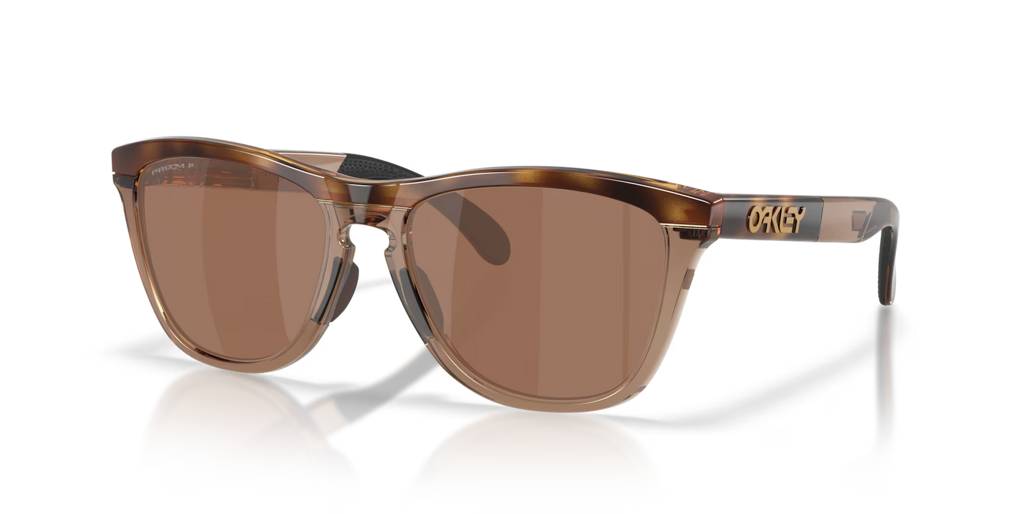 Oakley Frogskins Range XL BROWN TORTIOSE / BROWN SMOKE / PRIZM TUNGSTEN POLARIZED