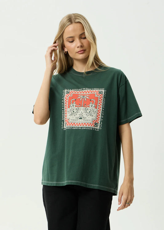 Afends A Good Day Oversized Tee PINE