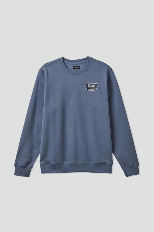 Brixton Linwood Crew FLINT BLUE / WASHED NAVY