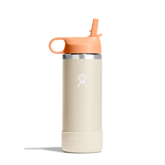 Hydro Flask Kids 18oz Wide Mouth Straw COCONUT