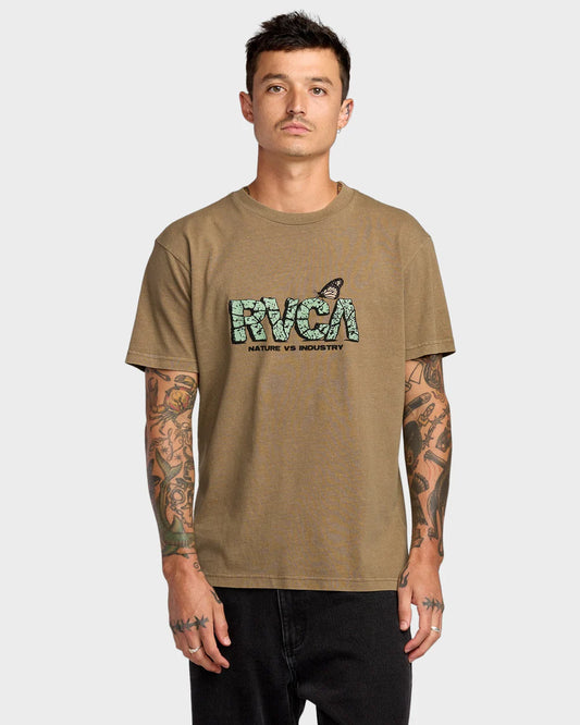 RVCA Butterfly FX Tee COYOTE