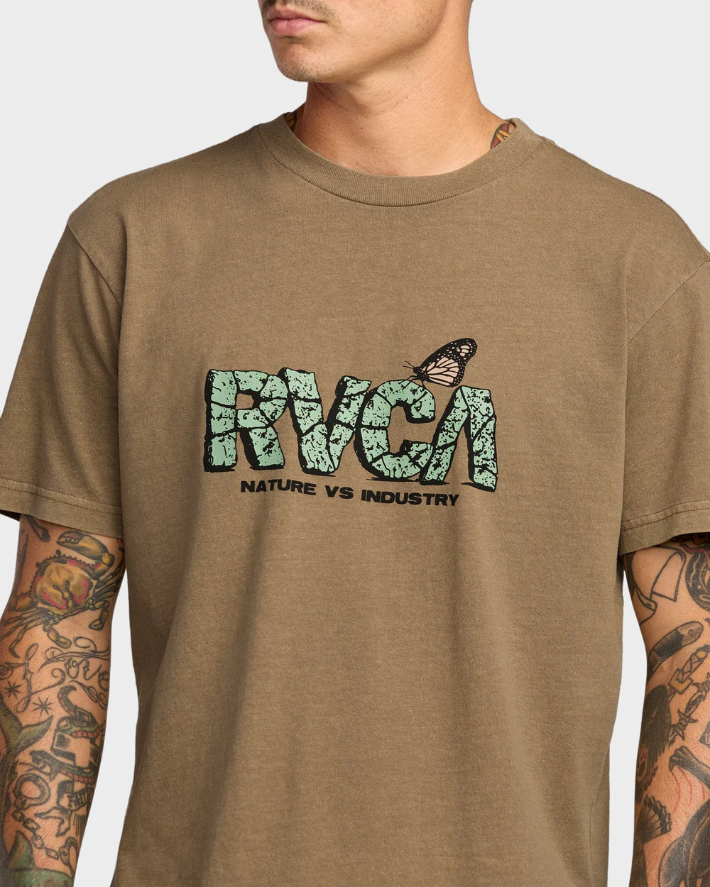 RVCA Butterfly FX Tee COYOTE