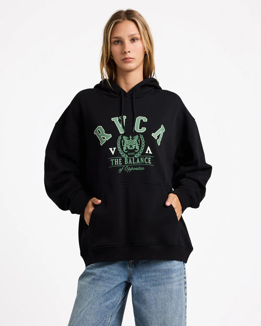 RVCA Baggie BF Hoodie WASHED BLACK