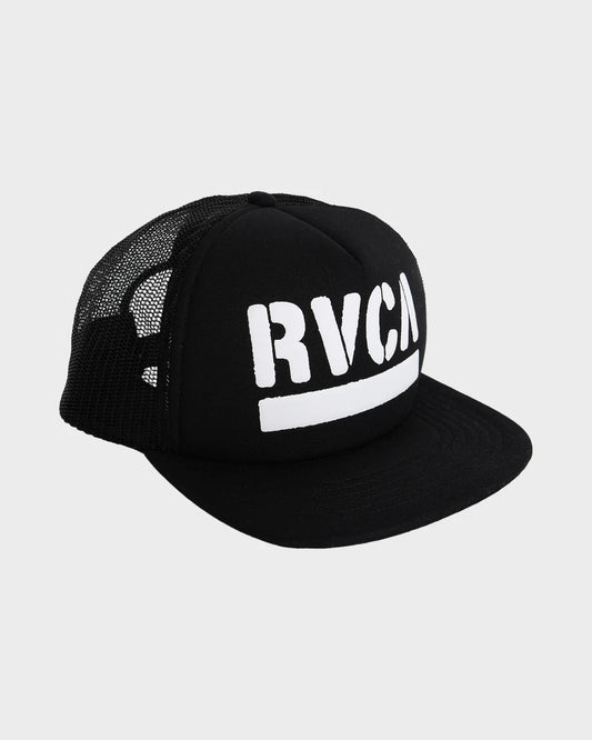 RVCA ASP Foam Trucker BLACK