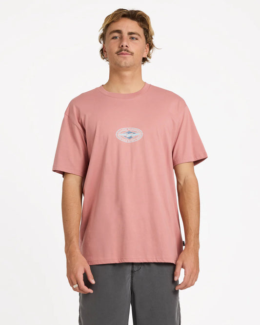 Billabong Rotor Diamond Regular Tee DUSTY ROSE