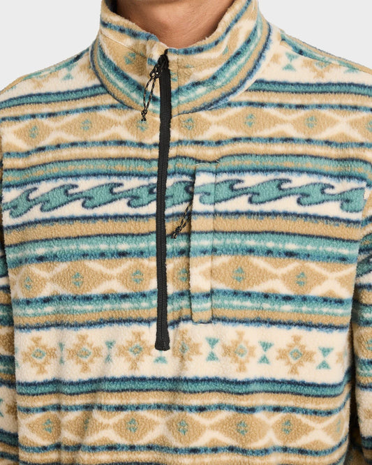 Billabong Boundary Mock Neck Jumper DESERT