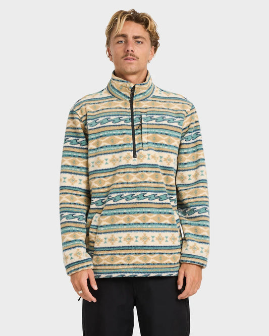 Billabong Boundary Mock Neck Jumper DESERT