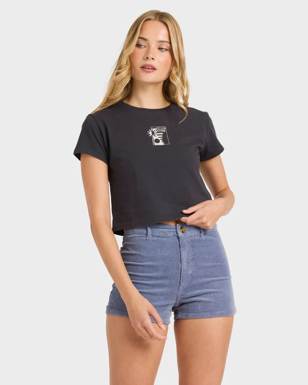 Billabong Palm Readings Tee OFF BLACK