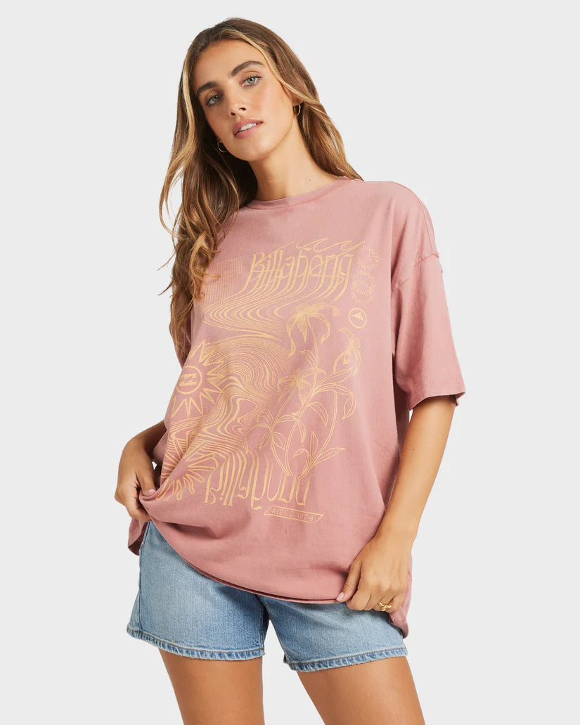Billabong Surf Coalition Tee DARK CORAL