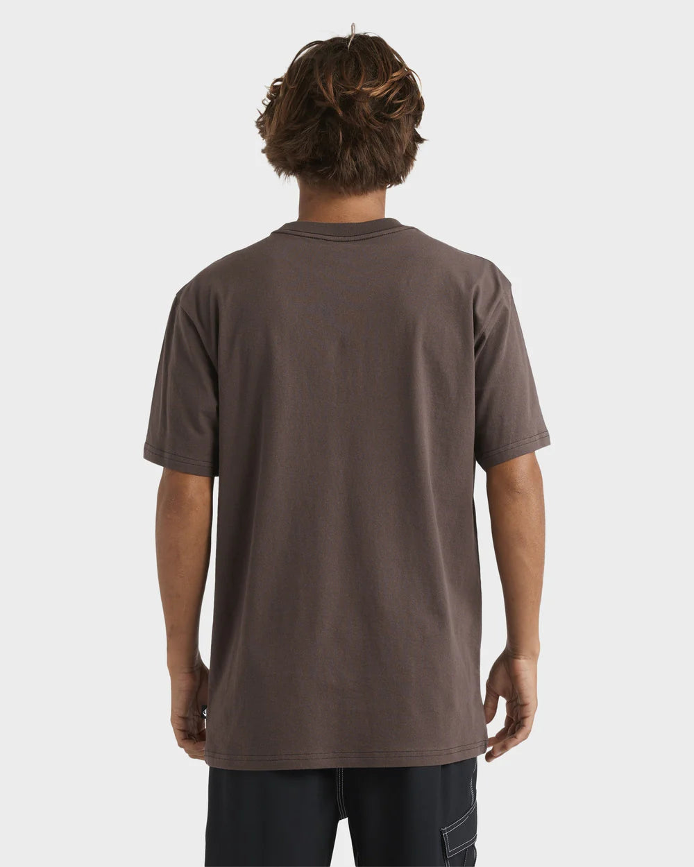 Quiksilver Stringer Band Tee CHOCOLATE BROWN