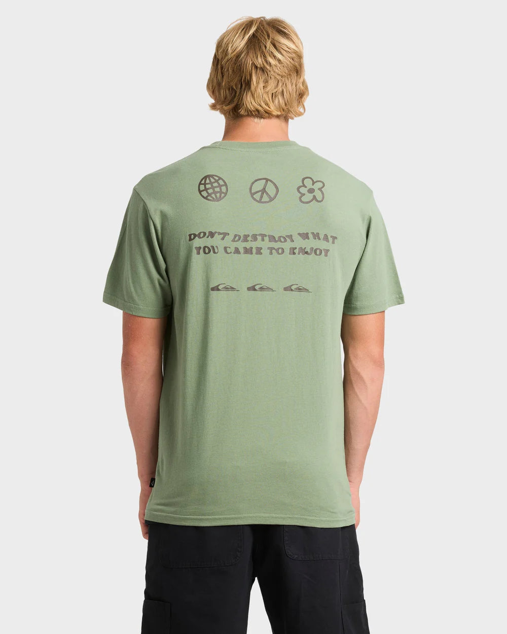 Quiksilver Feel Good Vibes Tee SEA SPRAY