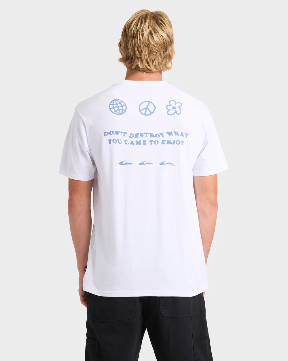 Quiksilver Feel Good Vibes Tee WHITE