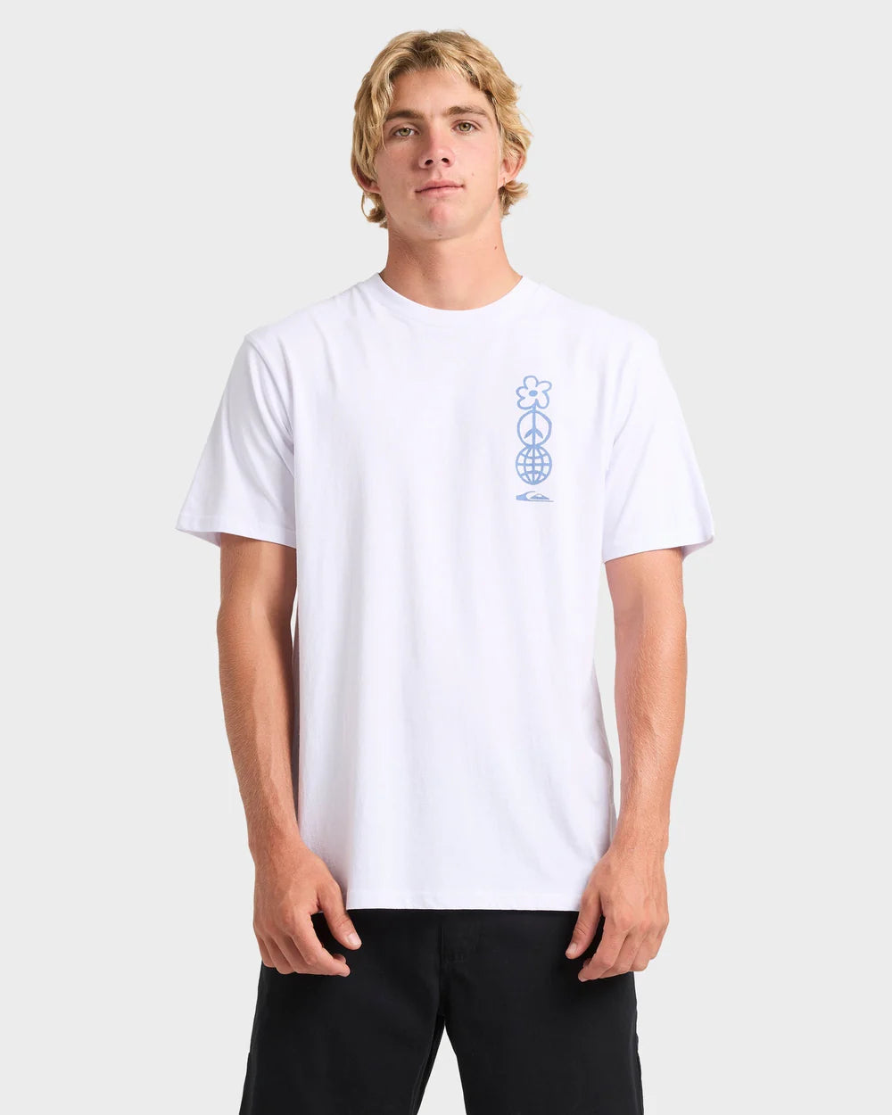 Quiksilver Feel Good Vibes Tee WHITE