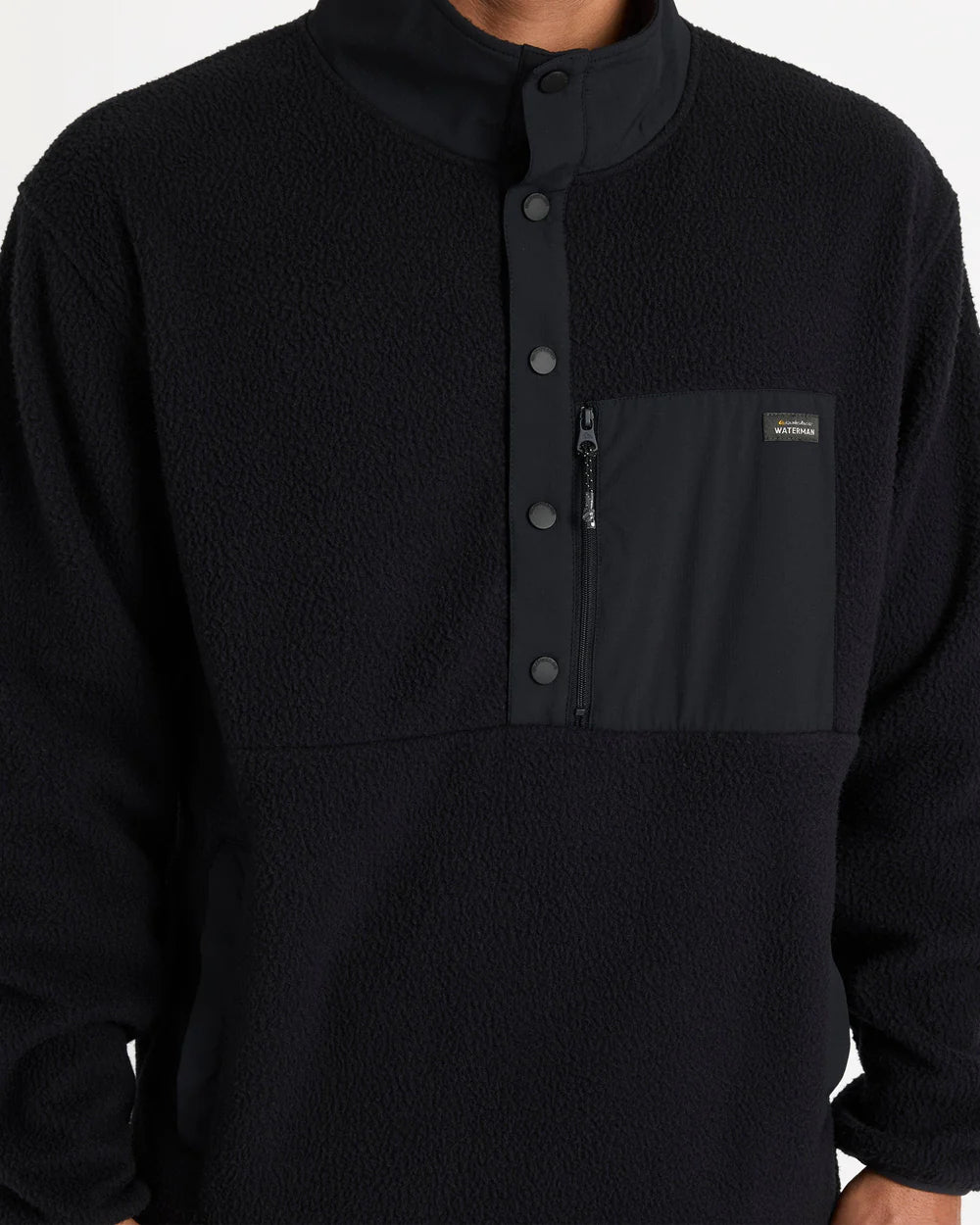 Quiksilver South Sherpa Fleece BLACK