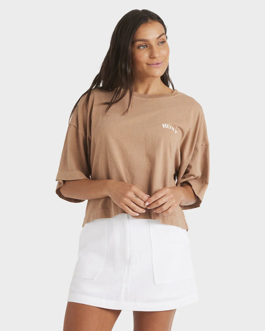 Roxy Be Easy Tee WOOD