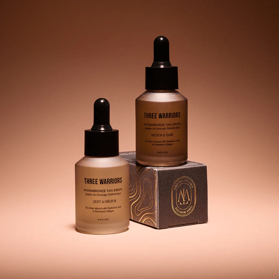 Three Warriors Hydrabronze Tan Drops 30ml