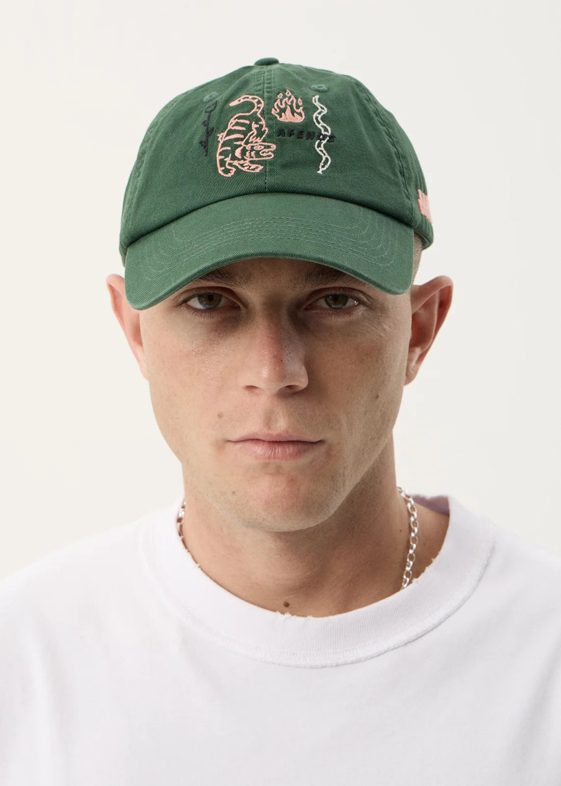 Afends Real Life Six Panel Cap PINE