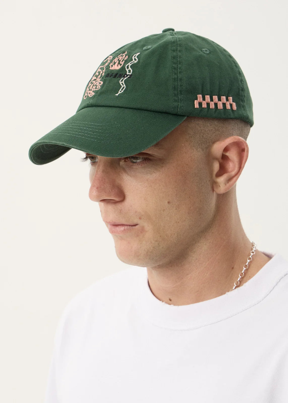 Afends Real Life Six Panel Cap PINE