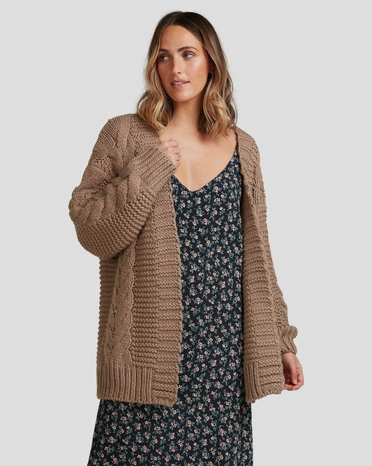 Billabong Its Me Cardigan TOASTED COCONUT