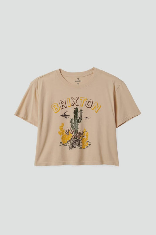 Brixton Cactus SS Boxy Tee BISCOTTI