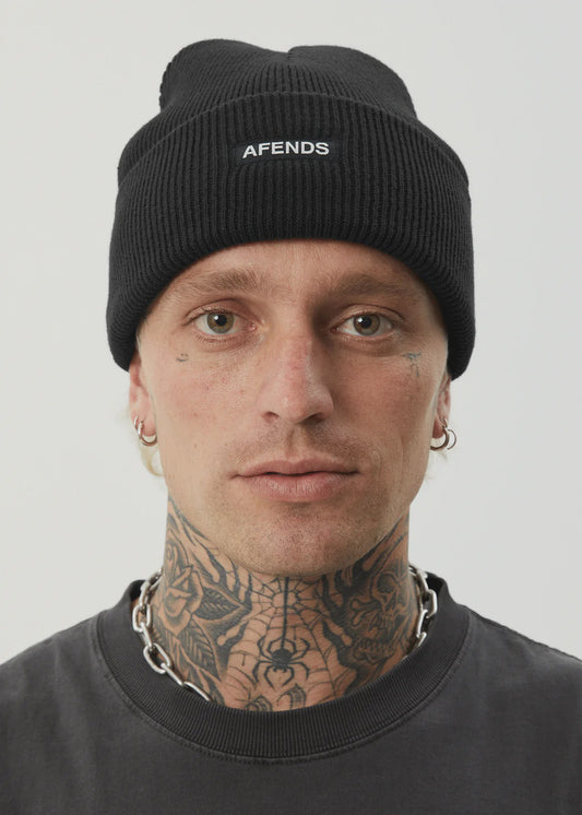 Afends Hometown Beanie BLACK