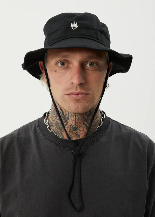 Afends Flame Bucket Hat BLACK