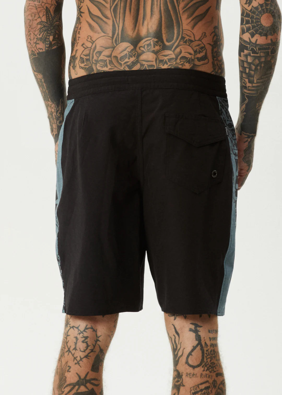 Afends Tread Surf Related Boardshort 20" BLACK