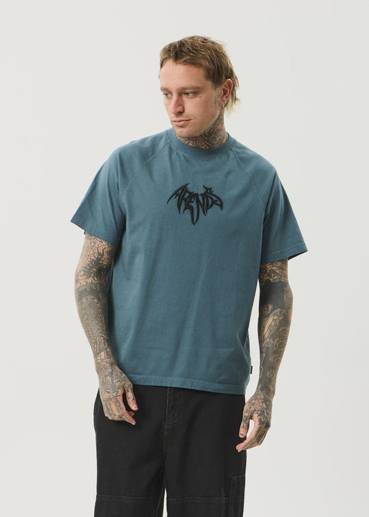 Afends Bats Raglan Boxy Tee FUEL