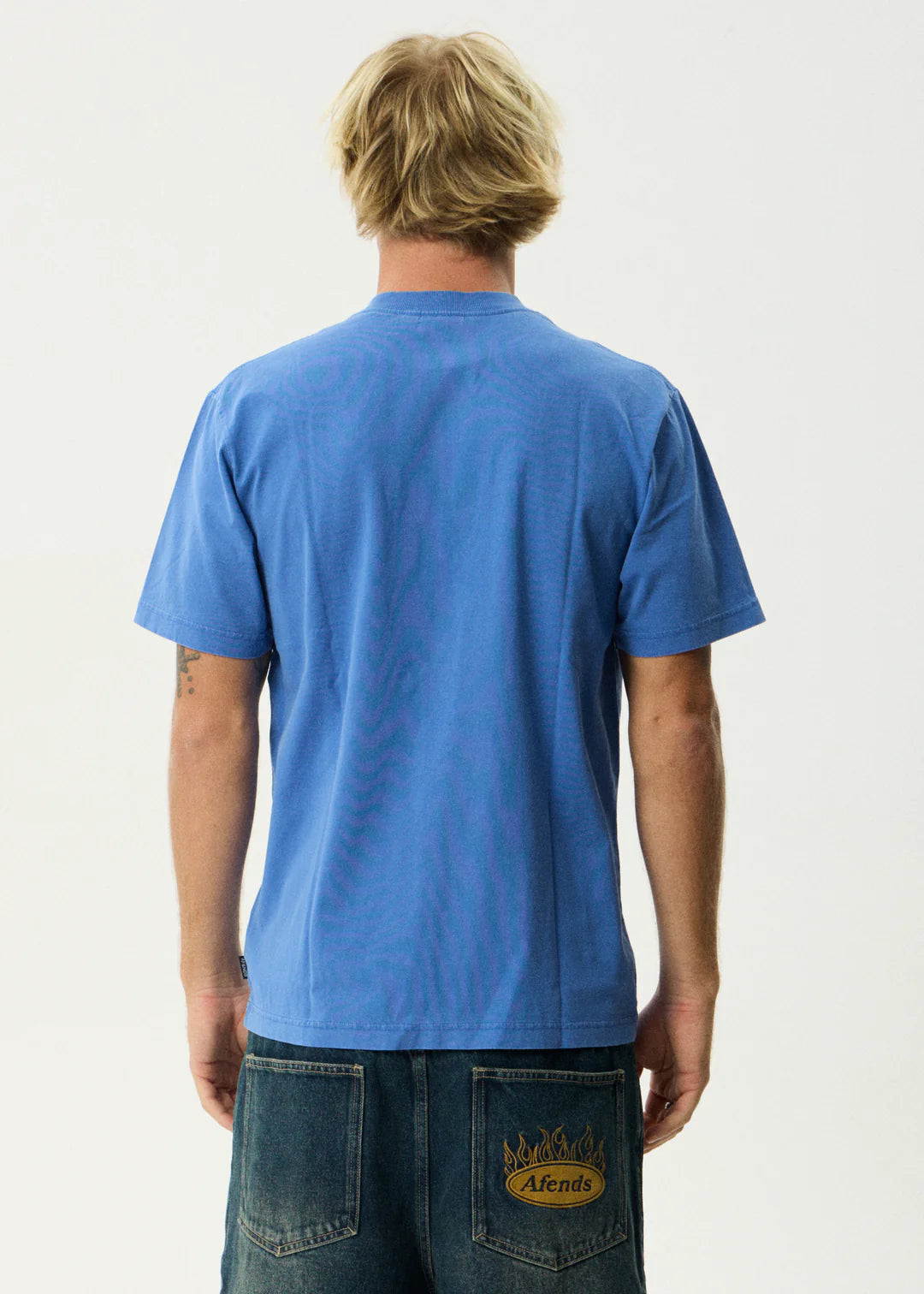 Afends Painter Recycled Retro Tee WASHED MARINA