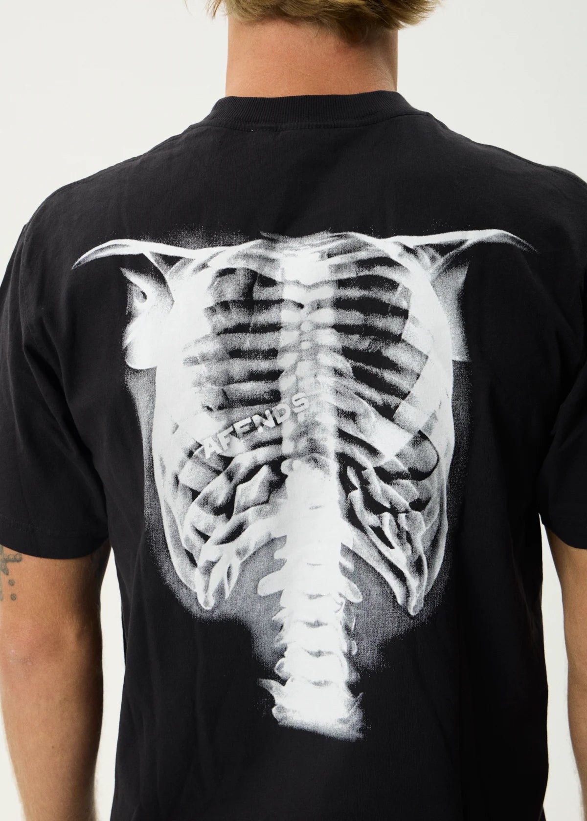 Afends X-Ray Retro Tee STONE BLACK